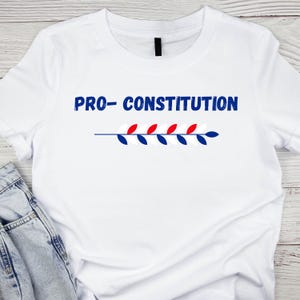 Pro-Constitution Patriotic Shirt for Proud Americans | Defend the Constitution Tee | We The People USA Freedom Shirt | Liberty & Justice Tee