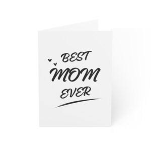 Tarjetas de felicitación inspiradoras para mamás, juego de tarjetas "La mejor mamá del mundo", regalos especiales para el Día de la Madre, cumpleaños y agradecimientos.