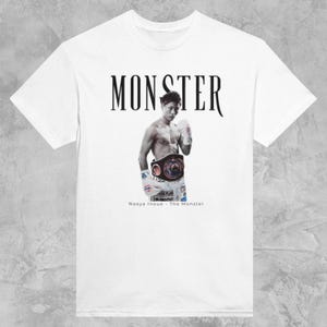 Naoya Inoue T-Shirt – The Monster Boxing Shirt – Japanese Fighter Tee for Men – Knockout Streetwear