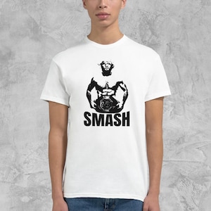 Khabib Smash T-Shirt | MMA Shirt | UFC Champion Tee | Fightwear | Khabib Nurmagomedov Shirt | Dagestani Smash Shirt | 6 Colors | MMA Gift