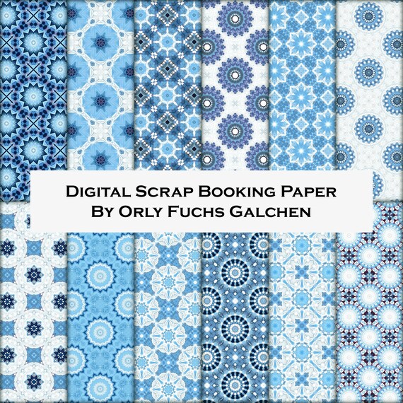 Lights Design 12x12 Scrapbooking Paper ~ New
