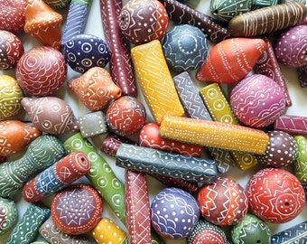 Polymer Clay Hollow Beads Tutorial: Round, Lentil, Bi-Cone, Tube Shapes (PDF eBook)