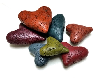 Polymer Clay Hollow Heart Beads Tutorial (PDF eBook)