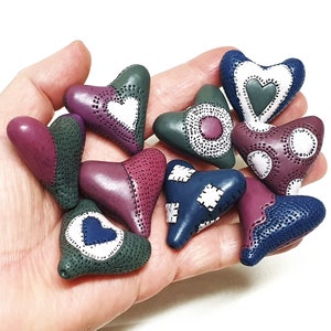 Polymer Clay Tutorial, Learn How To Make Hollow Heart Beads, Arcilla Polimérica, учебник по полимерной глине, tutoriel d'argile de polymère image 6