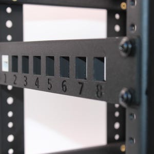 10in Mini Rack Keystone Panel