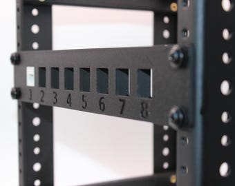 10in Mini Rack Keystone Panel