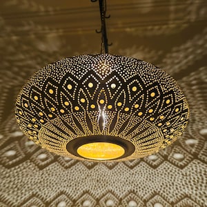 Moroccan pendant light, Brass lamp , Ceiling Light, Moroccan pendant fixtures , Hanging Lamp