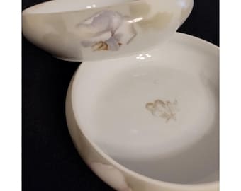 Pair of Vintage Reinold Schlegelmilch German Porcelain Berry/Desert Bowls