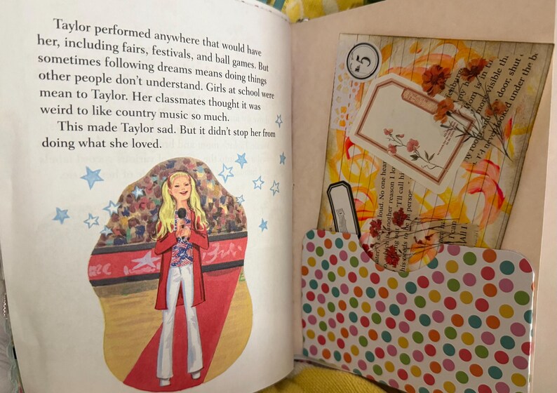 Taylor Swift handmade junk journal image 7