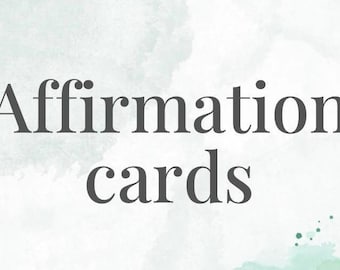 Burnout Recovery Card Deck | Self-Care Affirmation & Reflection Printable | Digital Download