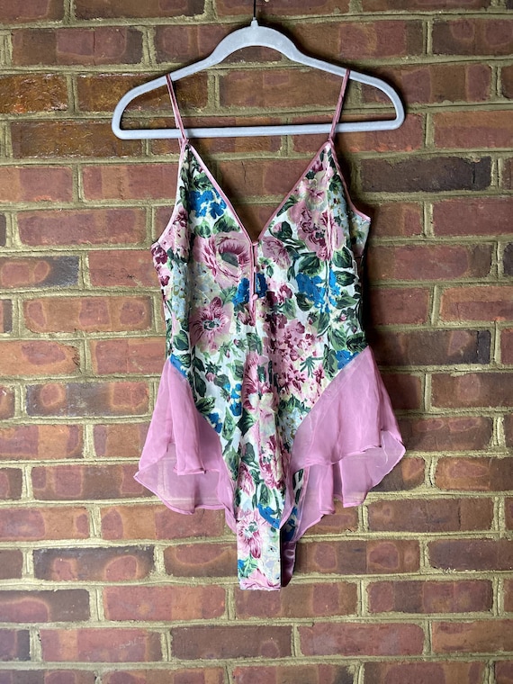 Vintage Victoria's Secret Floral Body Suit