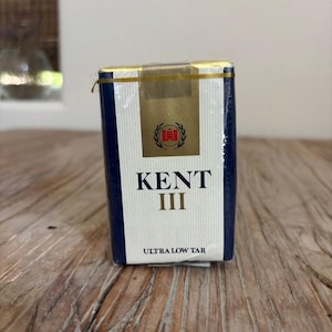 Vintage Pack of Kent III Cigarettes 