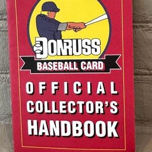 Manuale del collezionista di carte da baseball Donruss - Guida alle carte 1981-1991