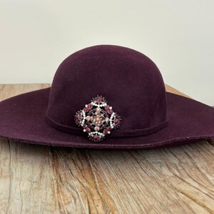 Giovannio New York Hat 100% Wool Purple - Etsy display picture 3