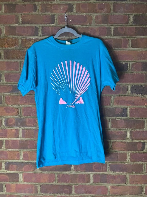 Vintage Florida Sea Shell Tshirt 80s