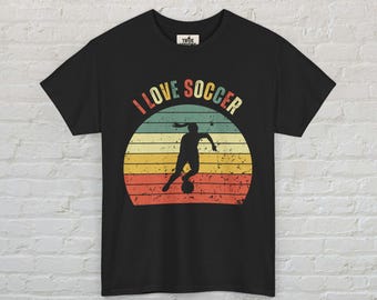 Camiseta "Me encanta el fútbol" para mujer