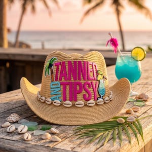 Tanned and Tipsy straw hat for women