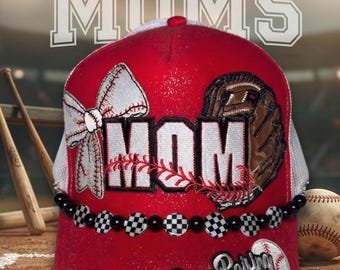 Busy Raising Ballers baseball trucker hat for women