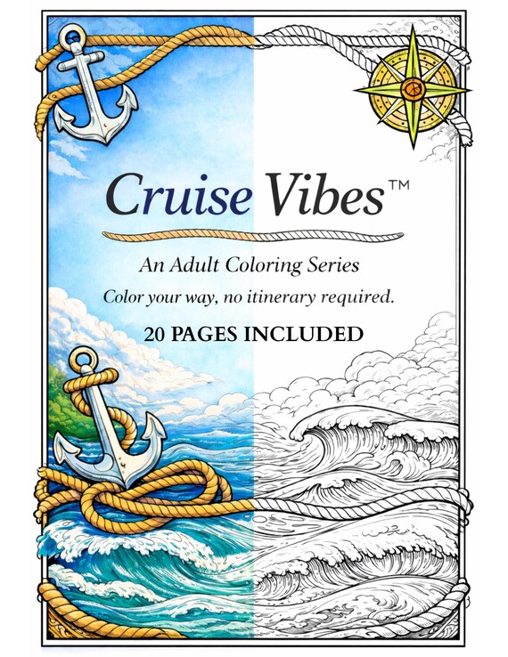 Cruise Vibes Color Your Way no itinerary required