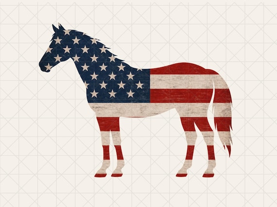 Patriotic Horse PNG, American Flag Sublimation Design, 1776 2026 Farmhouse PNG, Instant Download