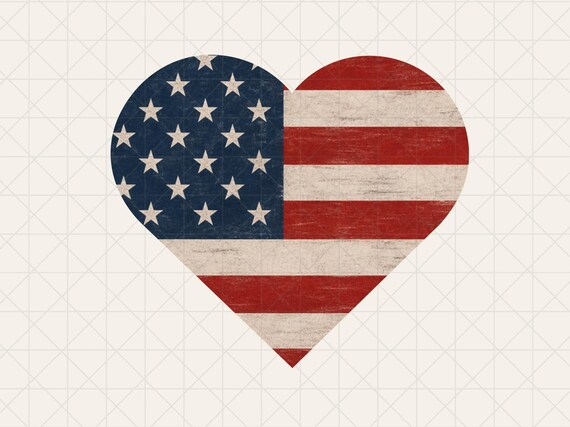 Patriotic Heart PNG, American Flag Sublimation Design, 1776 2026 Farmhouse PNG, Instant Download