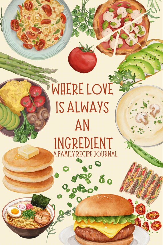 Heirloom Family Recipe Book / Keepsake Journal