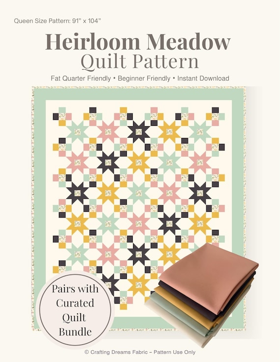 Heirloom Meadow Quilt Pattern