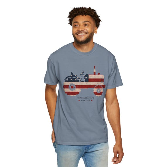 American Flag Farmhouse T-shirts | Vintage Americana Collection