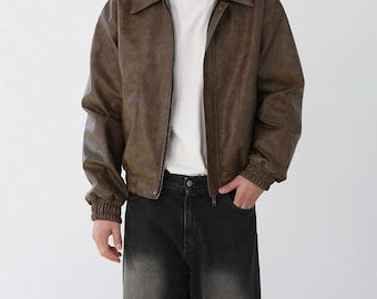 ジャンク CHARLES CHEVIGNON AIR WOLF A3661 Chevignon Leather Jacket- Thornes World Traveler - Etsy