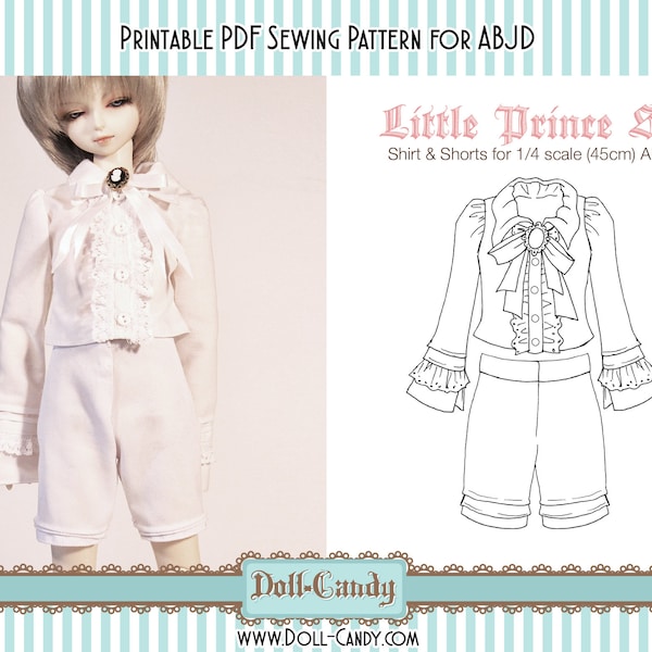 DCP09 - MSD size Little Prince Set pattern Digital Download