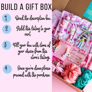 Build a Gift Box|BEGIN HERE|Piece Together Your Own Gift With Items From Our Build A Gift Box Section|Custom Gift Box|Handmade Gift Box