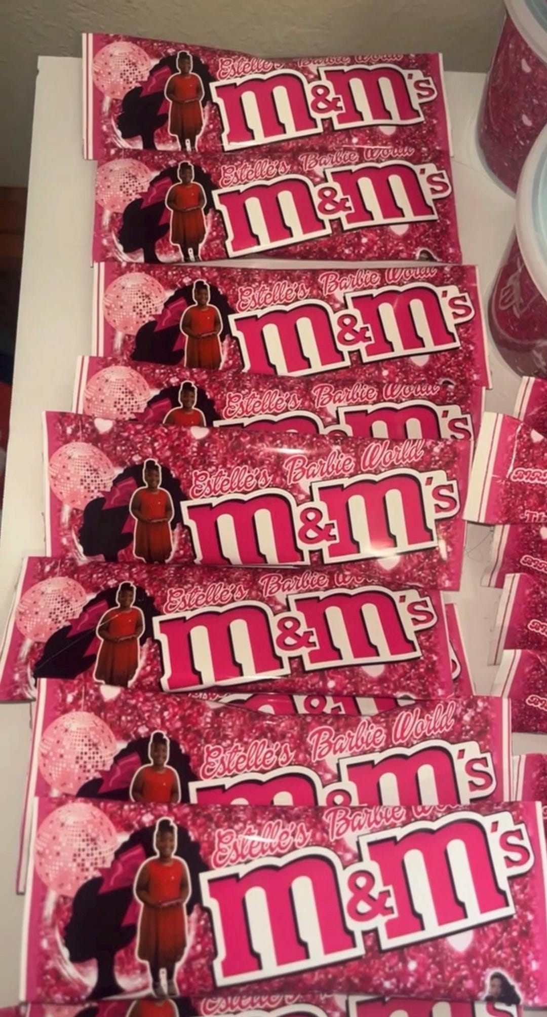 Custom M&M Candy Wrappers | Personalized Chocolate Favors | Barbie ...