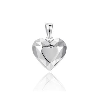 PT950 platinum Genuine Heart shape origami heart pendant 304