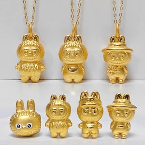 Labubu 24k Gold - Etsy