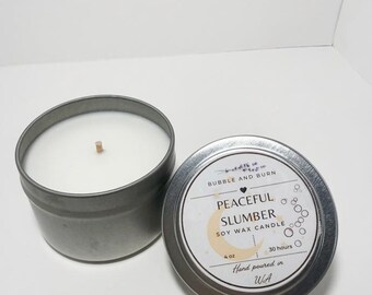 Peaceful Slumber - 4oz Candle Tin