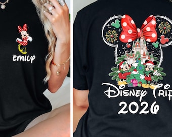 Aangepaste Disney vakantie 2026 familievakantie 2026 shirts, Disney reis 2026 shirt, Disneyland shirts, Disney paar shirts, Disneyworld