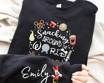 Personalisierte Disney Reise 2026 Sweatshirt, passende Familie Disney Sweatshirt, personalisierte Disney Familienurlaub Sweatshirt, Disney Trip