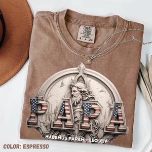 New Pope Leo XIV Comfort Colors Shirt: Vatican Catholic Gift