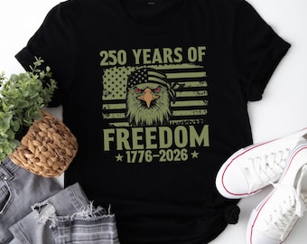 Camiseta del 250 aniversario de Estados Unidos, Día de la Independencia, Celebración del 250 aniversario, Bandera de Estados Unidos, 4 de julio, Regalo patriótico