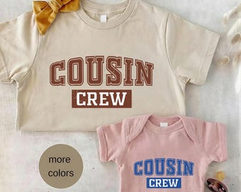 Camisetas a juego para el grupo de primos de Bella Canvas / Ropa para viajes familiares
