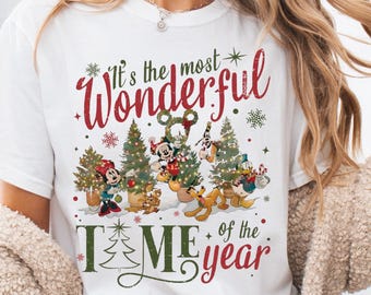 Vintage Mickey And Friends Disney Christmas Tree Shirts, Disney Christmas Shirts, Mickey's Very Merry Christmas Party, Xmas Party 2026 Tee