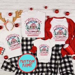 Home Alone Movie Family Matching Christmas Shirts: McCallisterAaaahhhh Tee