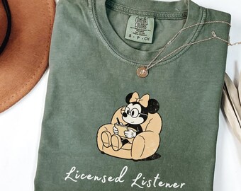 Comfort kleuren Disney Minnie Mouse licentie luisteraar shirt Mickey psychologie school afstuderen cadeau geestelijke gezondheid counselor psych therapeut