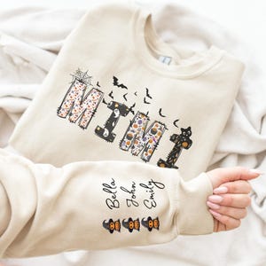 Personalized Halloween Mimi Hoodie & Sweatshirt: Spooky Grandma, Mom, Gigi