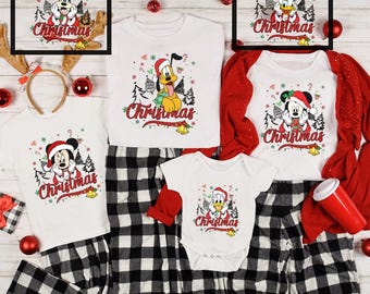 Disney Mickey & Friends Christmas Shirt, Mickey’s Very Merry Christmas Party Shirt, Disneyland Xmas Family Holiday Shirt