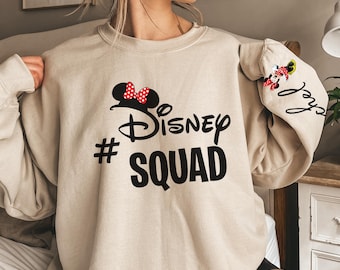 Personalisierte Disney Reise 2026 Sweatshirt, passende Familie Disney Sweatshirt, personalisierte Disney Familienurlaub Sweatshirt, Disney Trip