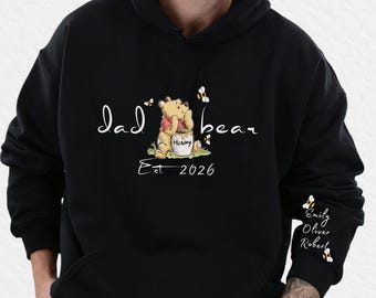 Dad Sweatshirt Personalised With Name, Father T-Shirt Gift, Expecting Dad Announcement Tee, Father’s Day Hoodie, Cool Dad Shirt, Best Dad