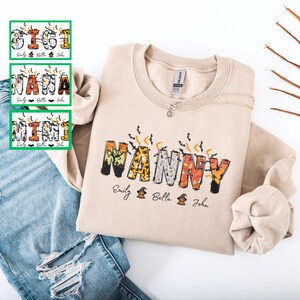 Personalized Halloween Hoodie & Sweatshirt: Spooky Mama, Mimi, Gigi, Grandma