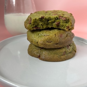 Matcha chocolate cookies(3)