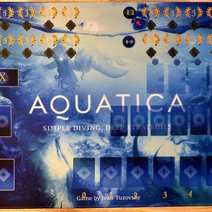Aquatica board game neoprene play mat set of 5 mats 1) 24&quot;x35&quot;/4) 12&quot;x12&quot;